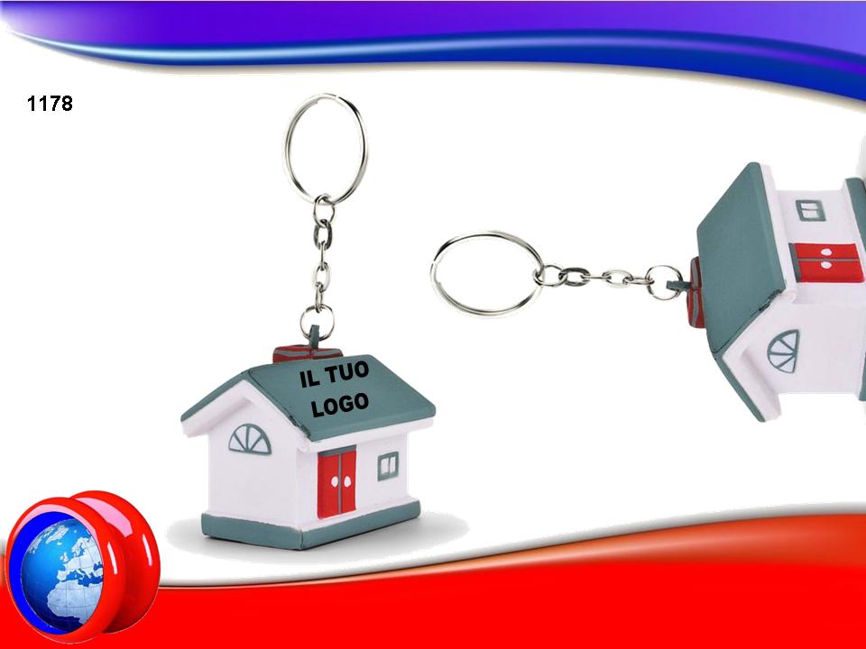 Portachiavi Antistress a Forma di Casetta