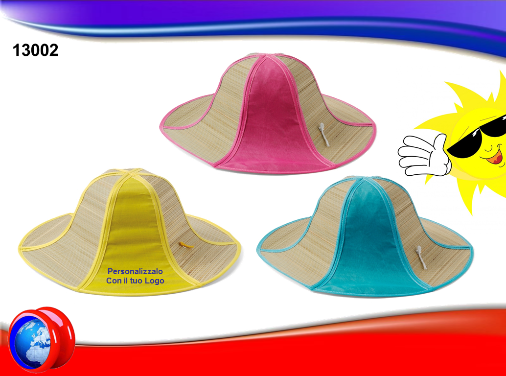 Cappellino da spiaggia Musa  personalizzabile