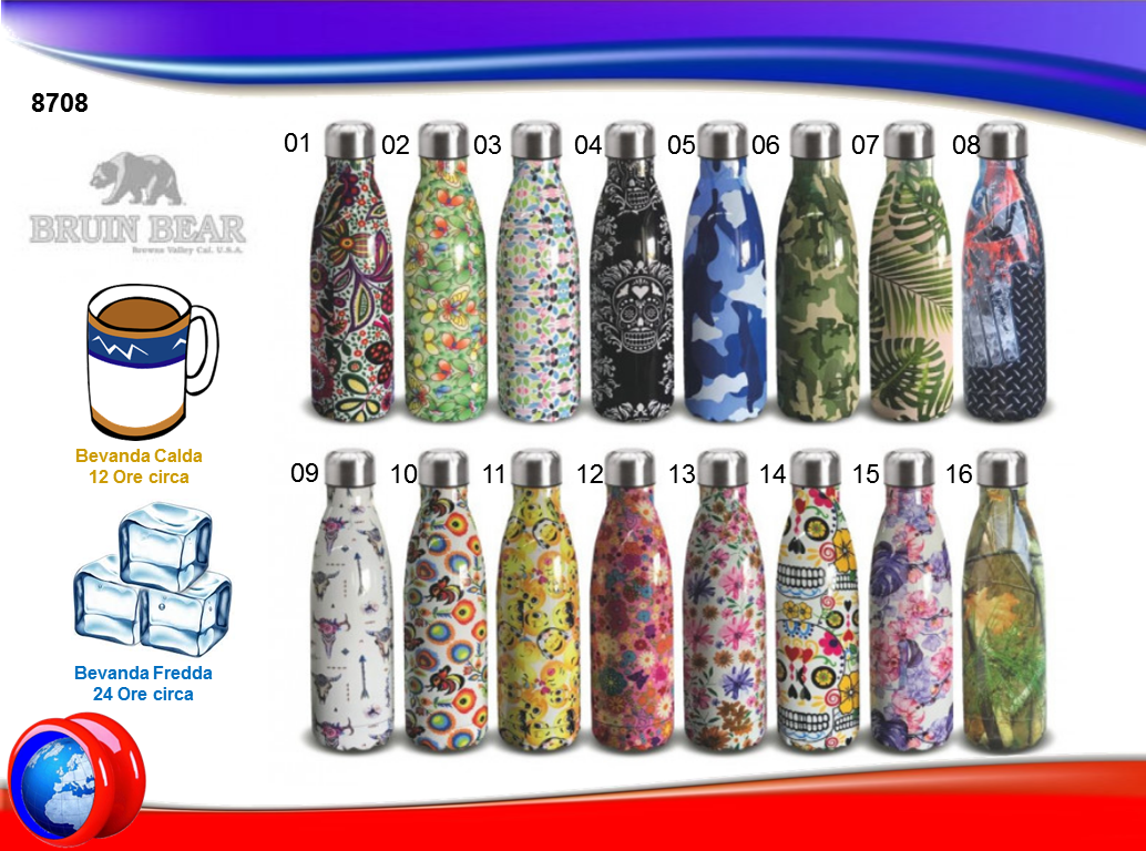 Borraccia Termica da 500 ml  Bruin Bear