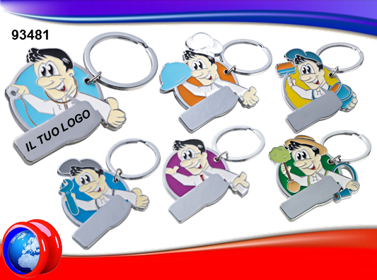 portachiavi mestieri job crisma