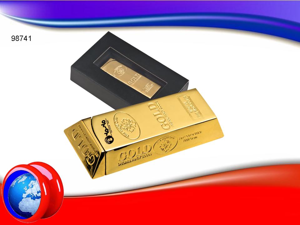 Accendino  ricaricabile a forma di Lingotto