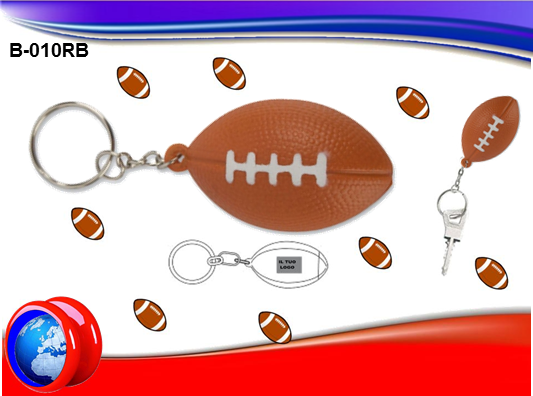 Portachiavi  Antistress a Forma di Pallone da Rugby