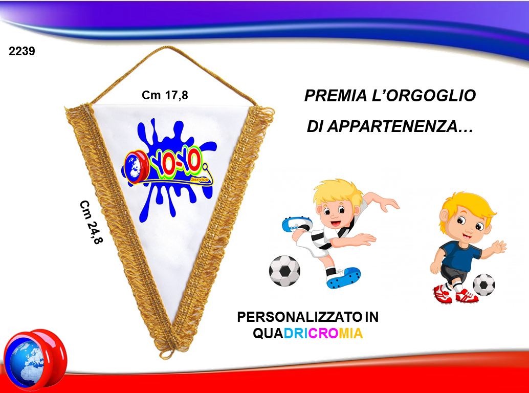 Gagliardetto Triangolare Medio