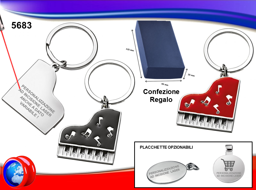 Portachiavi Pianoforte