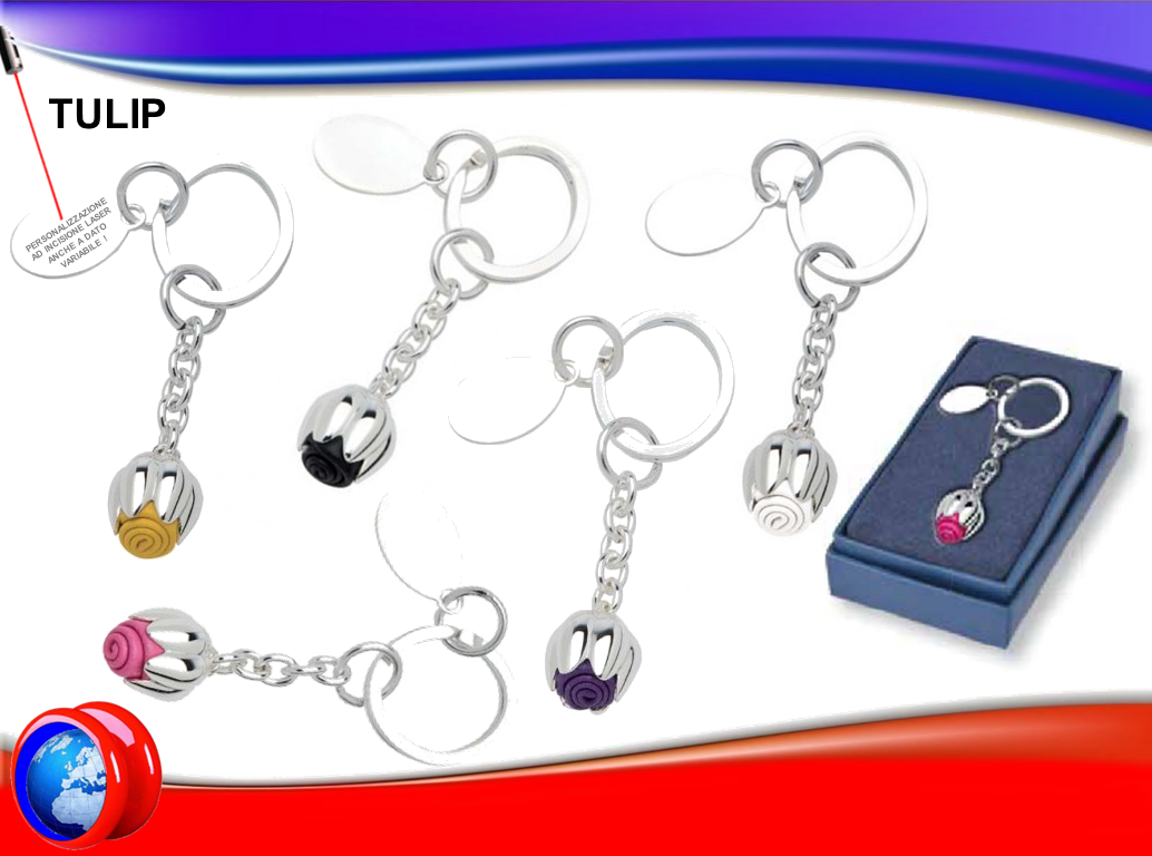 Portachiavi Tulipano