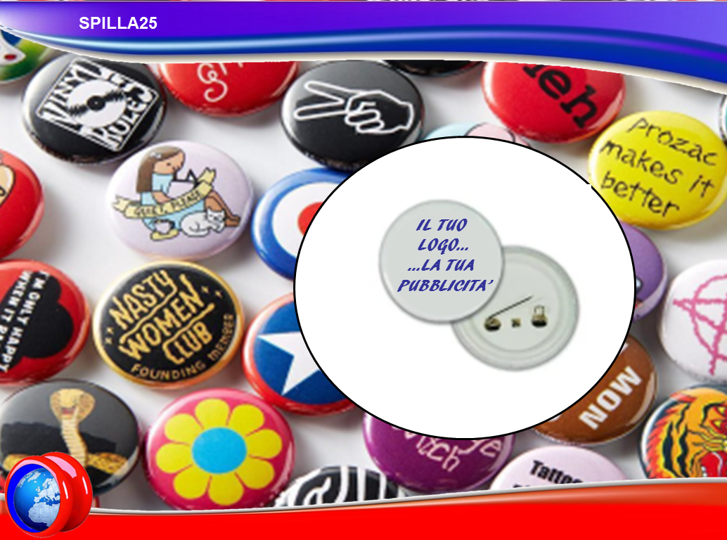 Spilla diametro 25mm