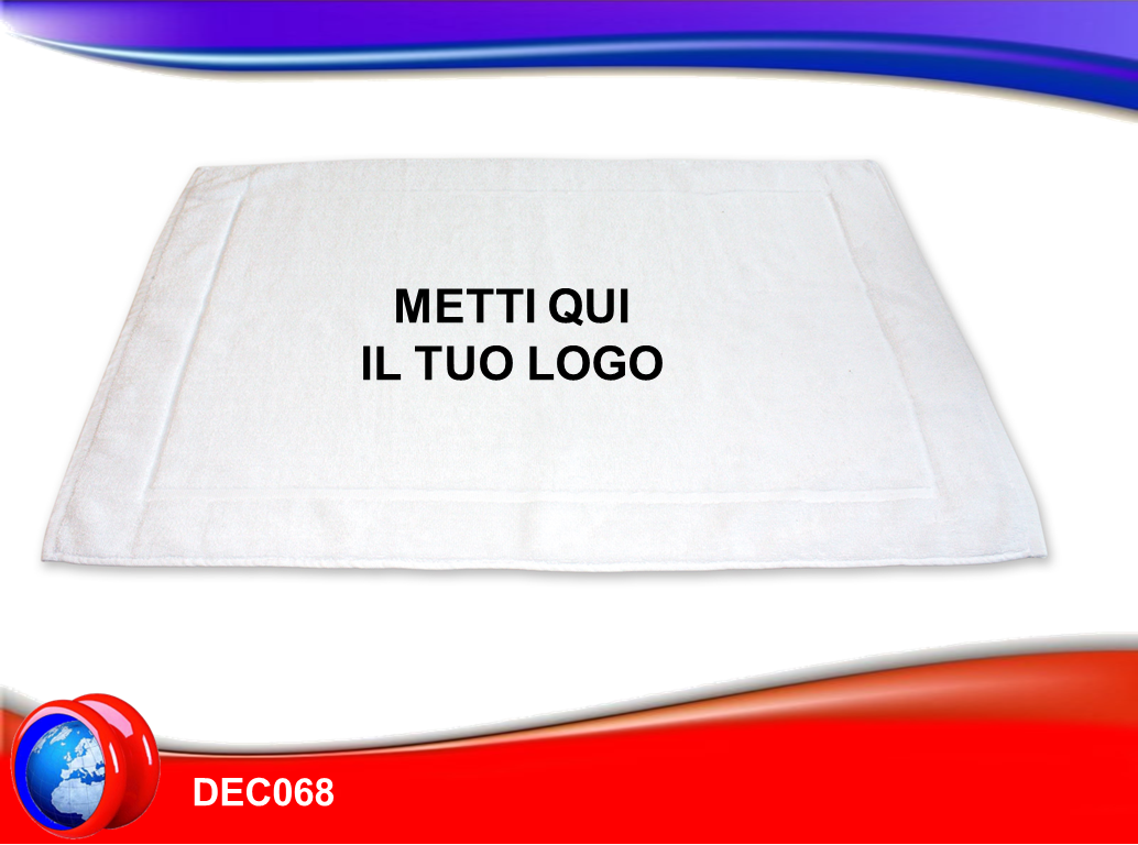 TAPPETINO IN SPUGNA DA BAGNO