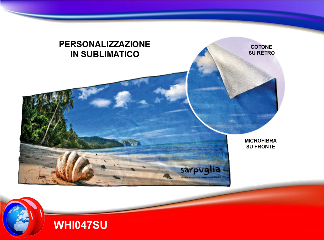 TELO MARE STAMPATO IN SUBLIMAZIONE A TUTTO TELO