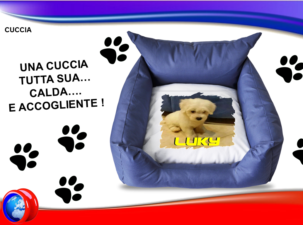 Cuccia per Cani personalizzabile