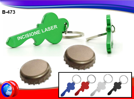 portachiavi apribottiglia a forma di chiave