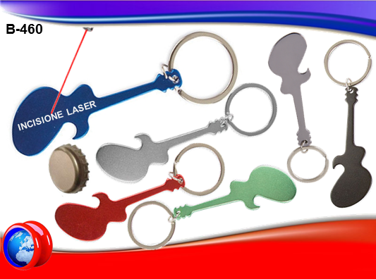 PORTACHIAVI APRIBOTTIGLIE A FORMA DI CHITARRA ELETTRICA